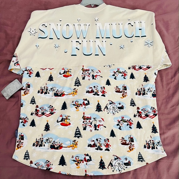 Disney - Snow Much Fun, Christmas Spirit Jersey, New with Tags - Picture 1 of 3
